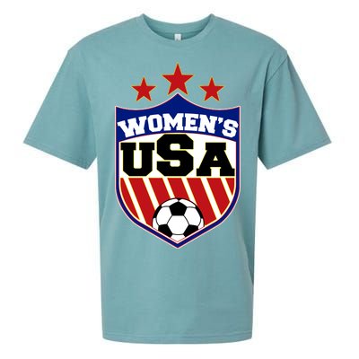 Womens Soccer USA Emblem Sueded Cloud Jersey T-Shirt