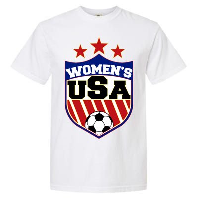 Womens Soccer USA Emblem Garment-Dyed Heavyweight T-Shirt