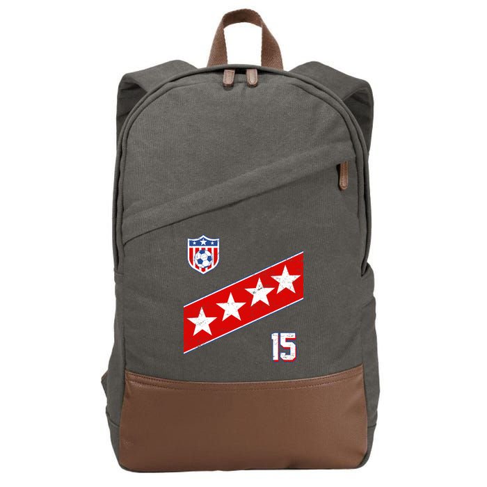 Women's US Soccer Jersey Cotton Canvas Backpack