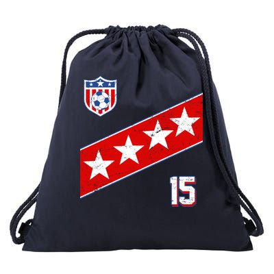 Women's US Soccer Jersey Drawstring Bag