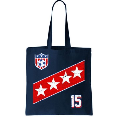 Women's US Soccer Jersey Tote Bag