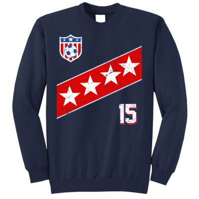 Women's US Soccer Jersey Tall Sweatshirt