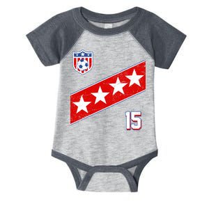 Women's US Soccer Jersey Infant Baby Jersey Bodysuit