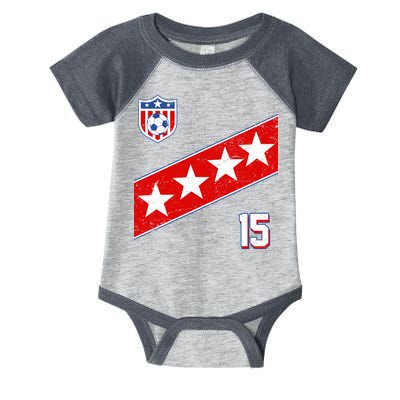 Women's US Soccer Jersey Infant Baby Jersey Bodysuit