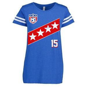 Women's US Soccer Jersey Enza Ladies Jersey Football T-Shirt