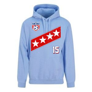 Women's US Soccer Jersey Unisex Surf Hoodie