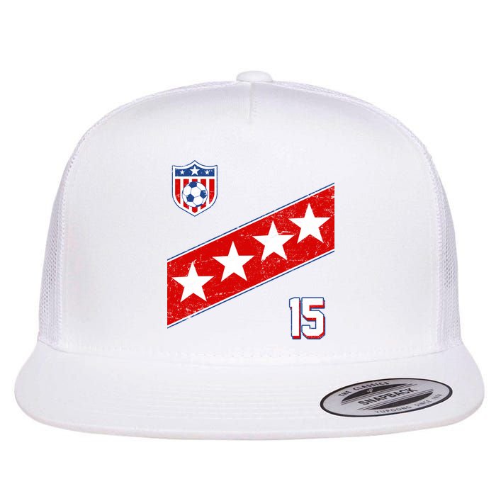 Women's US Soccer Jersey Flat Bill Trucker Hat