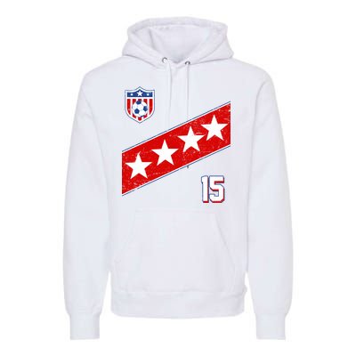 Women's US Soccer Jersey Premium Hoodie