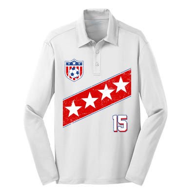 Women's US Soccer Jersey Silk Touch Performance Long Sleeve Polo