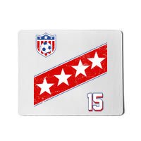 Women's US Soccer Jersey Mousepad