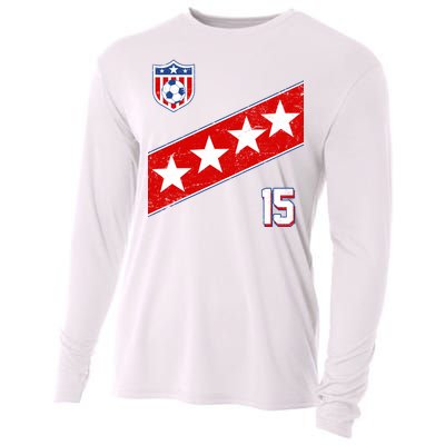 Women's US Soccer Jersey Cooling Performance Long Sleeve Crew