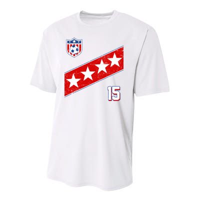 Women's US Soccer Jersey Youth Performance Sprint T-Shirt