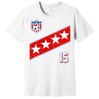 Women's US Soccer Jersey Premium T-Shirt