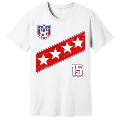 Women's US Soccer Jersey Premium T-Shirt