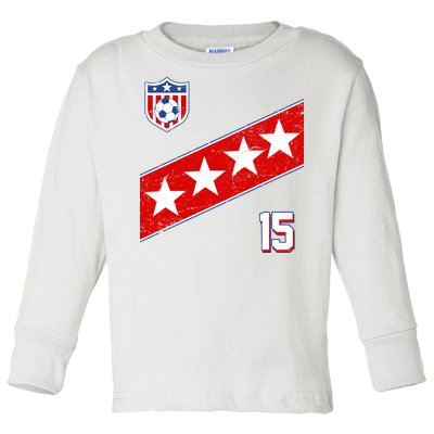 Women's US Soccer Jersey Toddler Long Sleeve Shirt