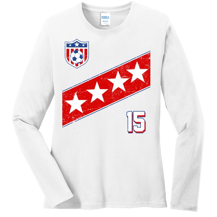 Women's US Soccer Jersey Ladies Long Sleeve Shirt