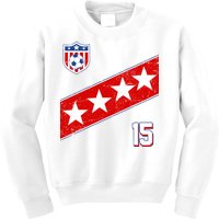 Women's US Soccer Jersey Kids Sweatshirt