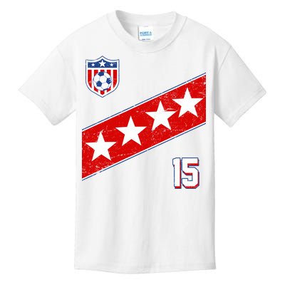 Women's US Soccer Jersey Kids T-Shirt