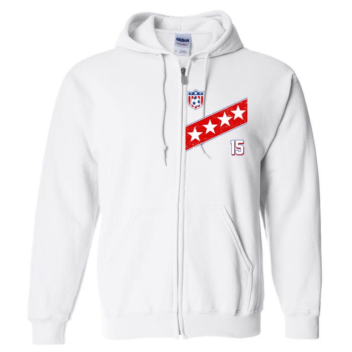 Women's US Soccer Jersey Full Zip Hoodie