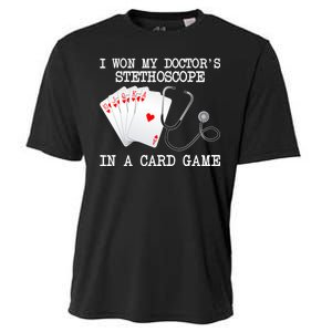 Won My Doctor's Stethoscope Cooling Performance Crew T-Shirt