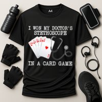 Won My Doctor's Stethoscope Cooling Performance Crew T-Shirt
