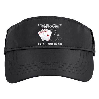 Won My Doctor's Stethoscope Adult Drive Performance Visor