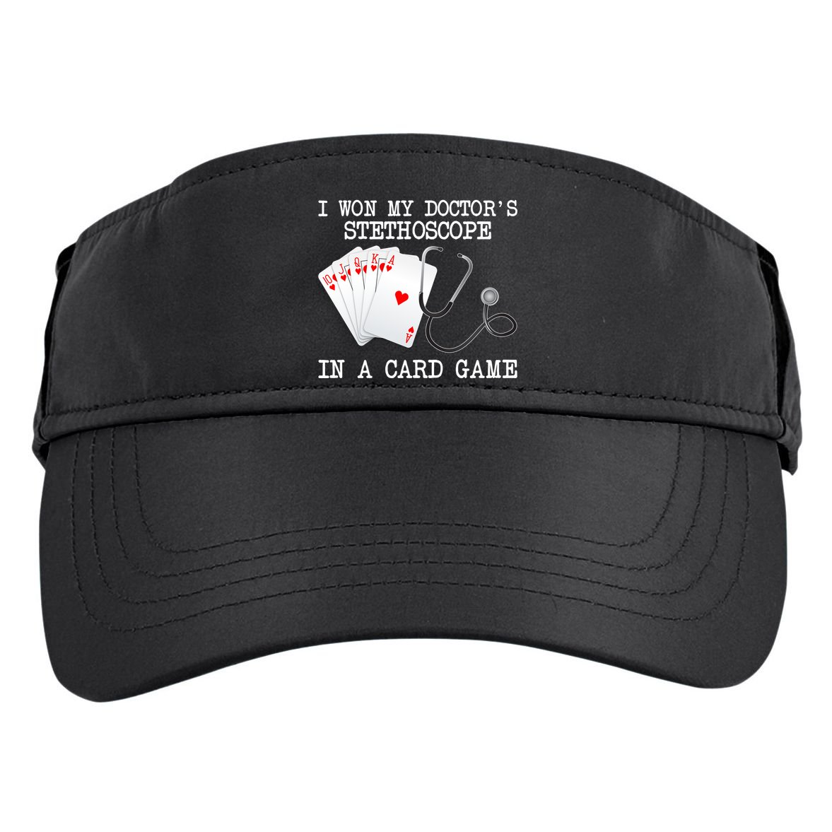 Won My Doctor's Stethoscope Adult Drive Performance Visor