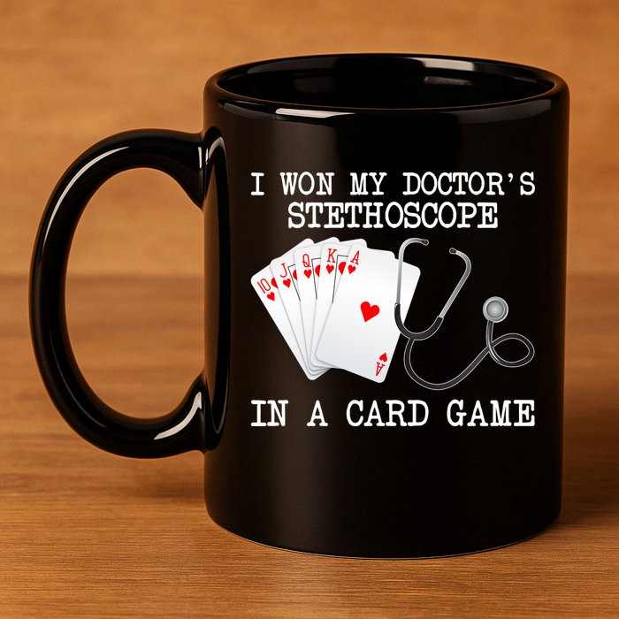 Won My Doctor's Stethoscope 11oz C Handle Ceramic Mug