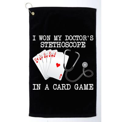 Won My Doctor's Stethoscope Golf Towel