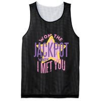 Won The Jackpot When I Met You Mesh Reversible Basketball Jersey Tank