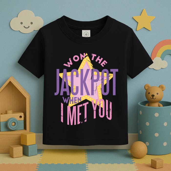 Won The Jackpot When I Met You Toddler T-Shirt