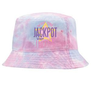 Won The Jackpot When I Met You Tie-Dyed Bucket Hat