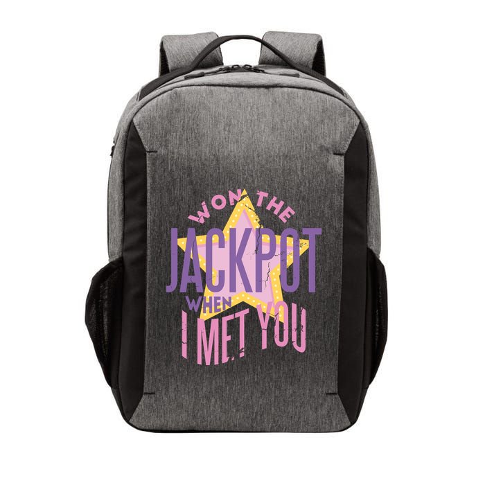 Won The Jackpot When I Met You Vector Backpack