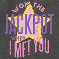 Won The Jackpot When I Met You Vector Backpack