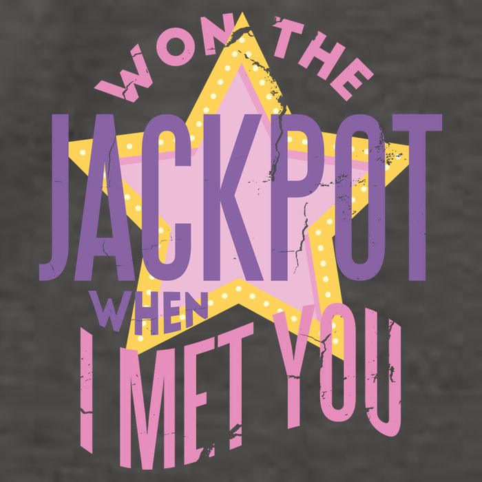Won The Jackpot When I Met You Vector Backpack