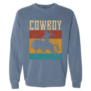 Western Outfits Nashville Country Rodeo Cowboy Garment-Dyed Sweatshirt