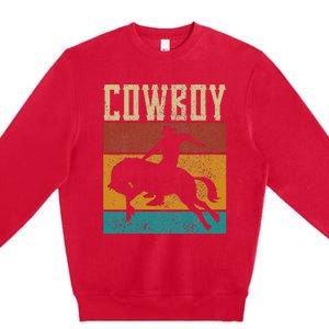 Western Outfits Nashville Country Rodeo Cowboy Premium Crewneck Sweatshirt