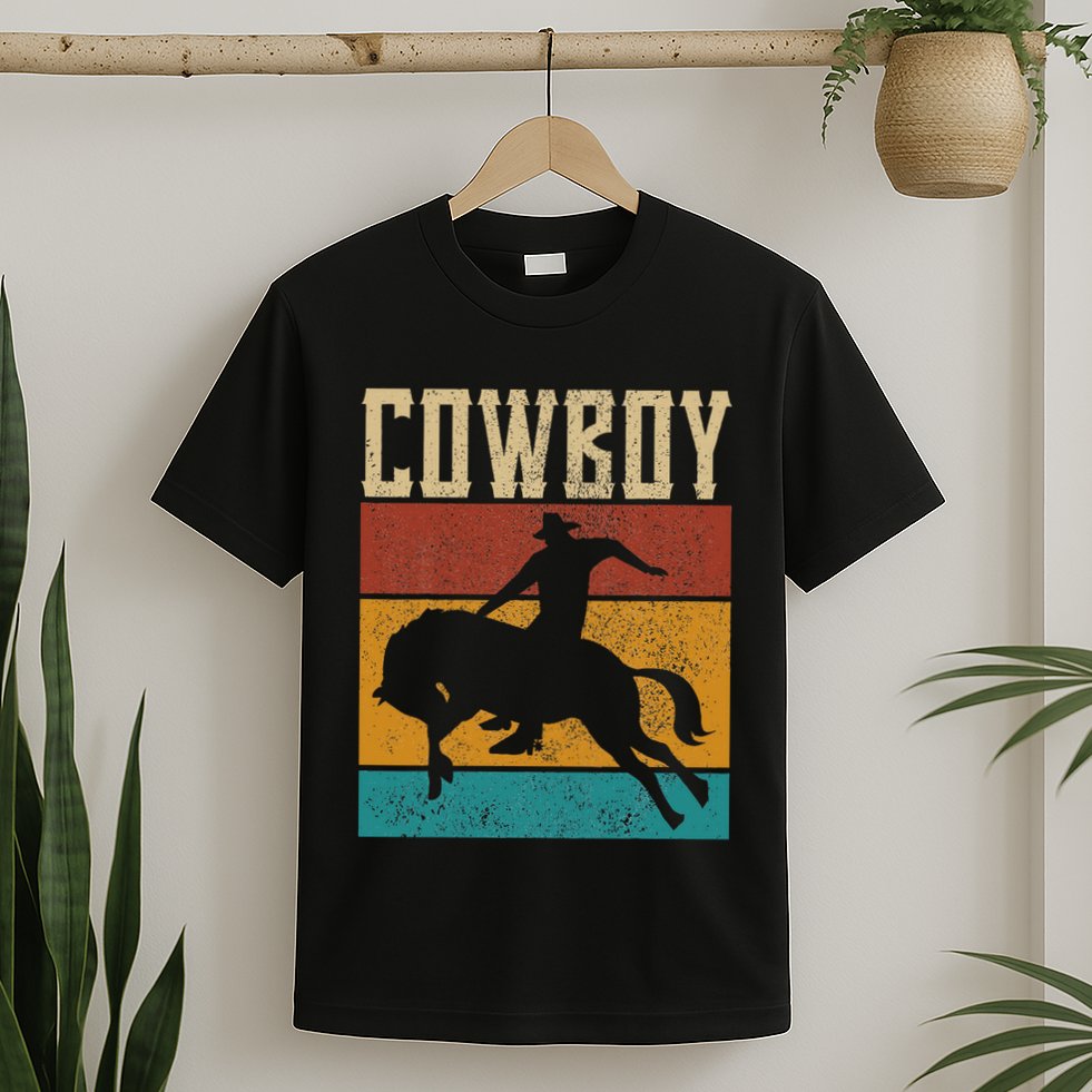 Western Outfits Nashville Country Rodeo Cowboy T-Shirt