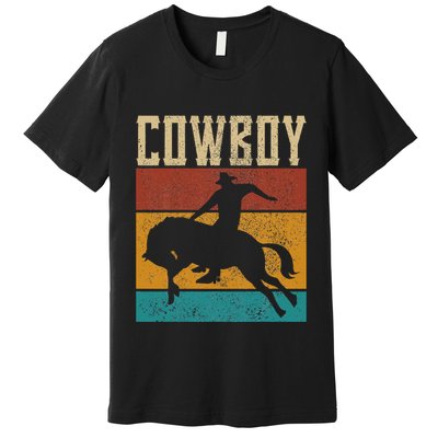 Western Outfits Nashville Country Rodeo Cowboy Premium T-Shirt