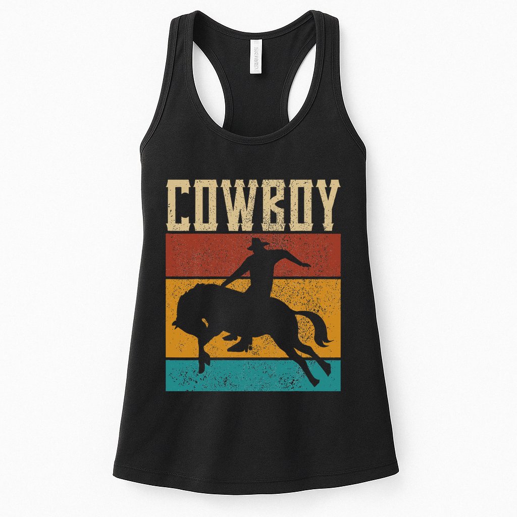 Western Outfits Nashville Country Rodeo Cowboy Womens Tank Top
