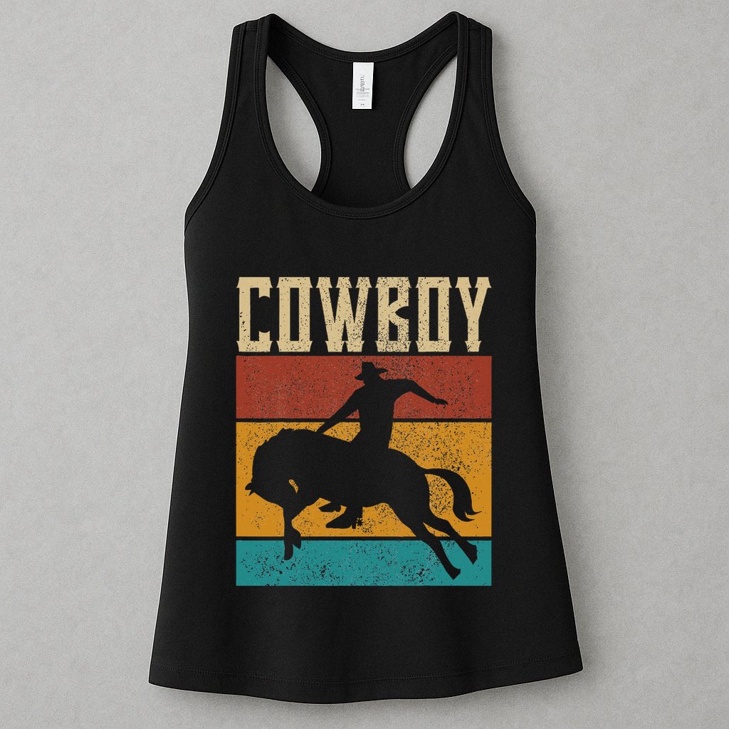 Western Outfits Nashville Country Rodeo Cowboy Womens Tank Top