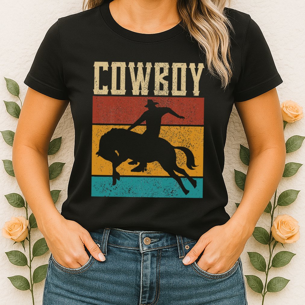 Western Outfits Nashville Country Rodeo Cowboy Womens T-Shirt