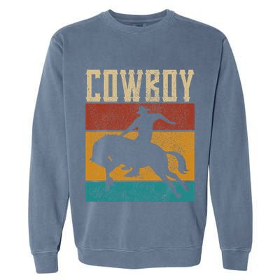 Western Outfits Nashville Country Rodeo Cowboy Garment-Dyed Sweatshirt