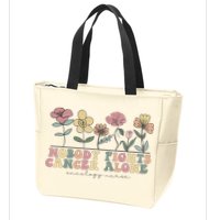 Wildflower Oncology Nurse Hem Onc Nurse Hematology Oncology Zip Tote Bag