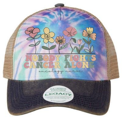 Wildflower Oncology Nurse Hem Onc Nurse Hematology Oncology Legacy Tie Dye Trucker Hat