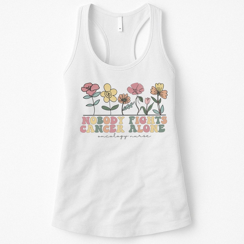 Wildflower Oncology Nurse Hem Onc Nurse Hematology Oncology Womens Tank Top