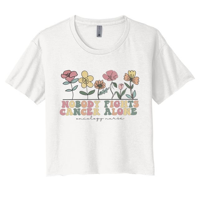 Wildflower Oncology Nurse Hem Onc Nurse Hematology Oncology Crop Top