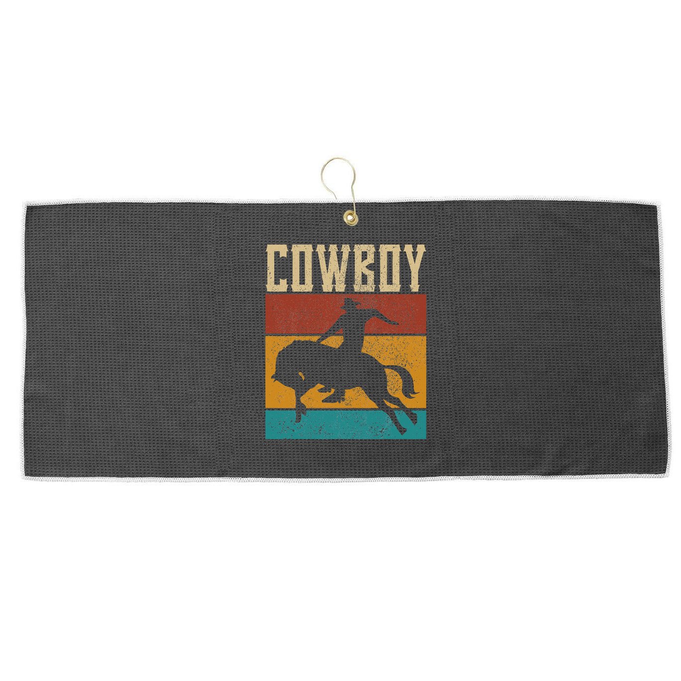 Western Outfits Nashville    Country Rodeo Cowboy Large Microfiber Waffle Golf Towel