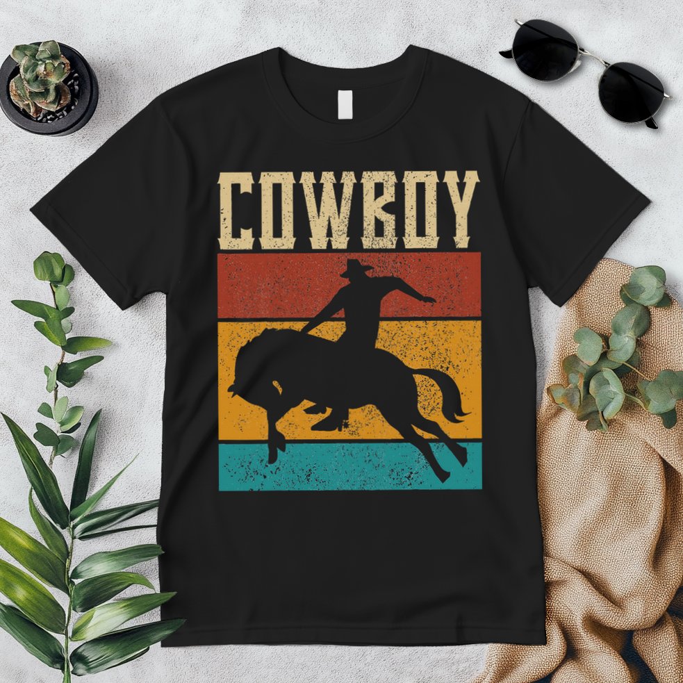 Western Outfits Nashville    Country Rodeo Cowboy Premium T-Shirt
