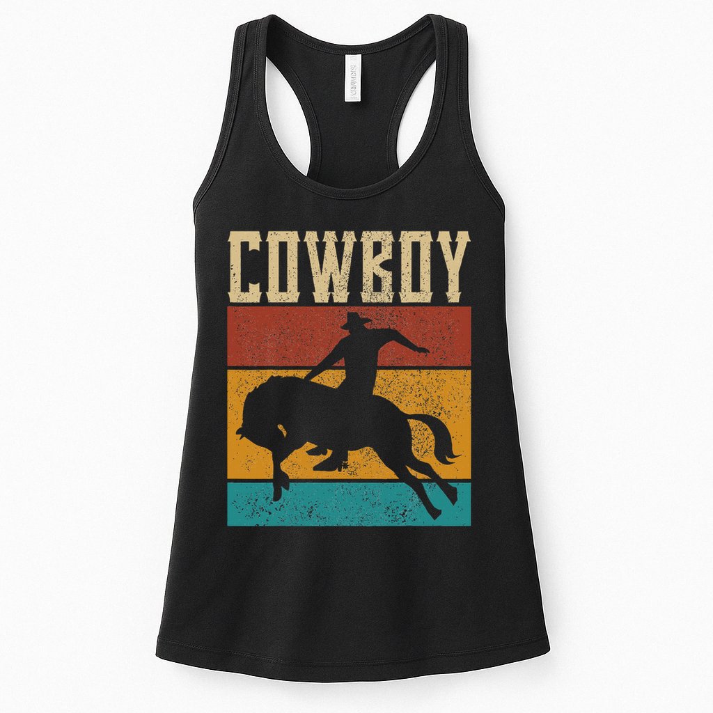Western Outfits Nashville    Country Rodeo Cowboy Womens Tank Top